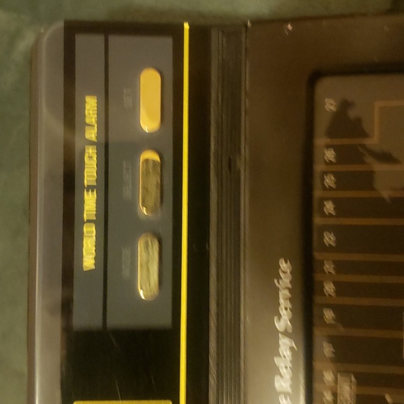 VTG World Time Touch Alarm Clock.  MCI Concert Frame Relay Service - Picture 5 of 5